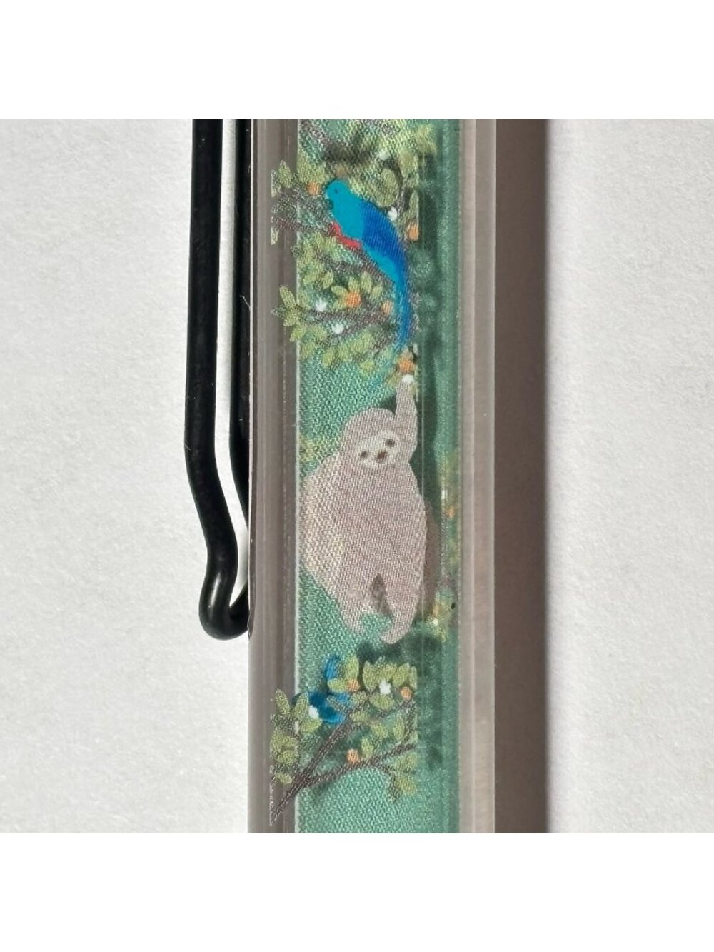Cute Sloth in Tree Floaty Pen Novelty Collectible Sloth Lover Gift Moving Image